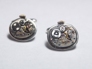 Vintage Watch Movement Cufflinks